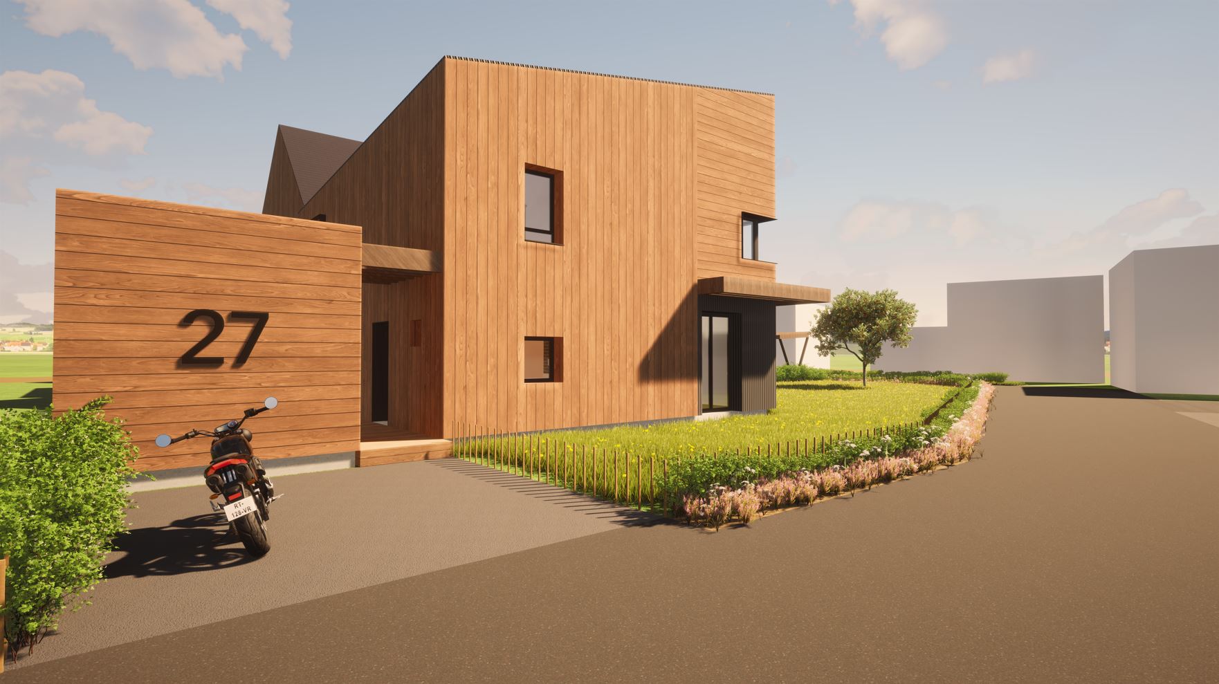 Maison bioclimatique – Ecoquartier Maison Neuve