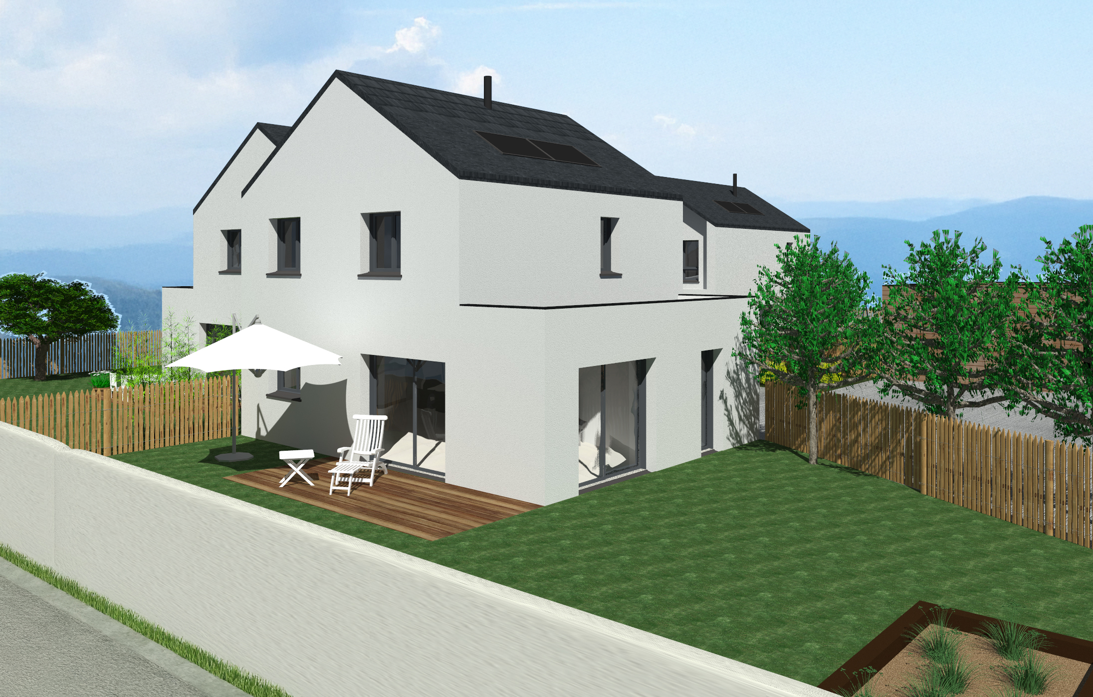 Quartier Certé : Terrain+Maison contemporaine